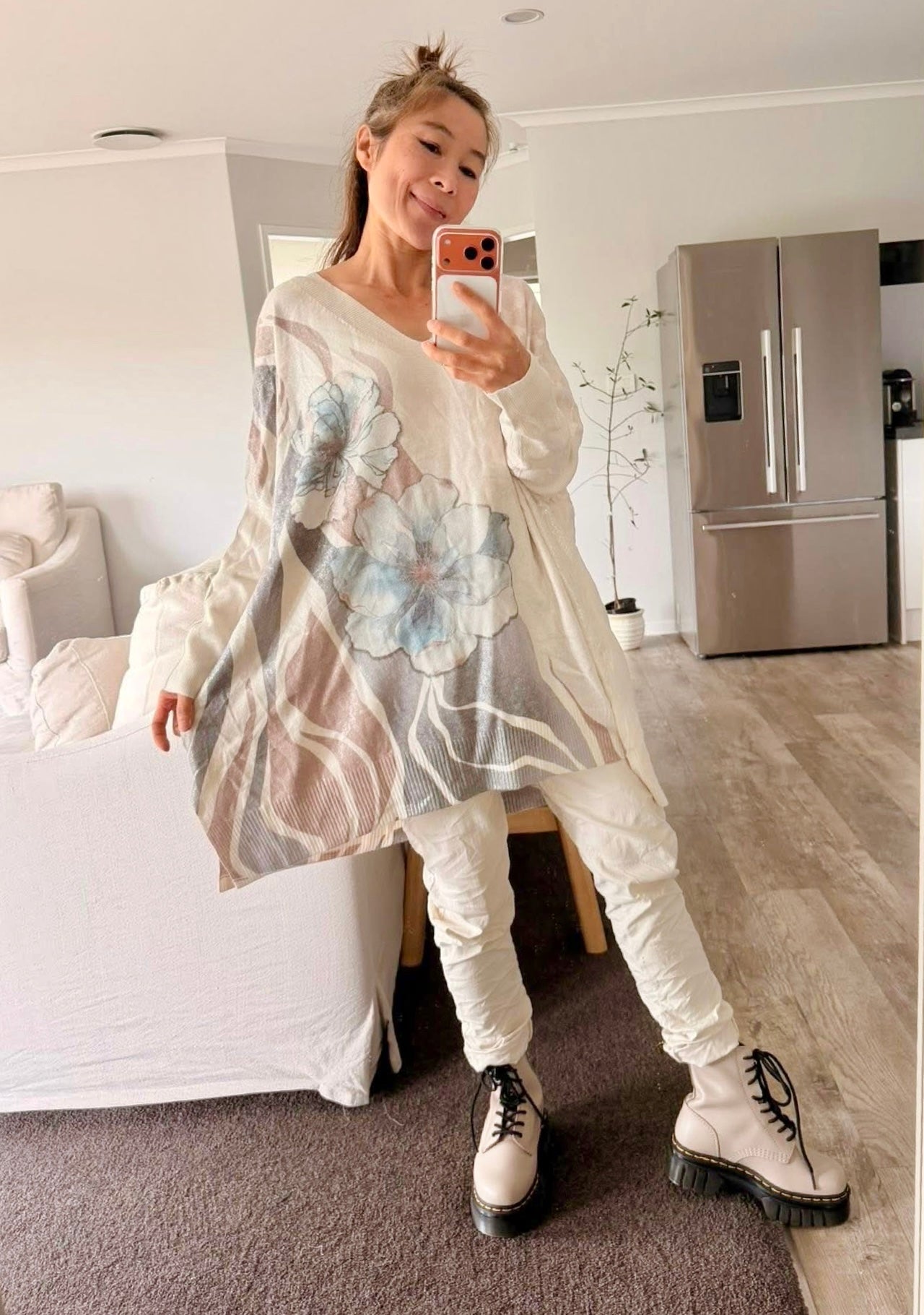 Winter Bloom Top/Tunic