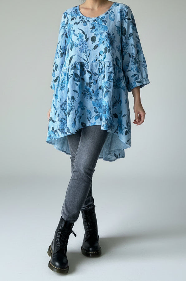 Italian Province Bellezza Floral Top