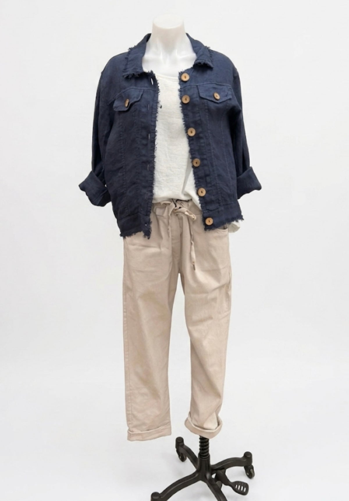 Italian Province Perenna Linen Jacket