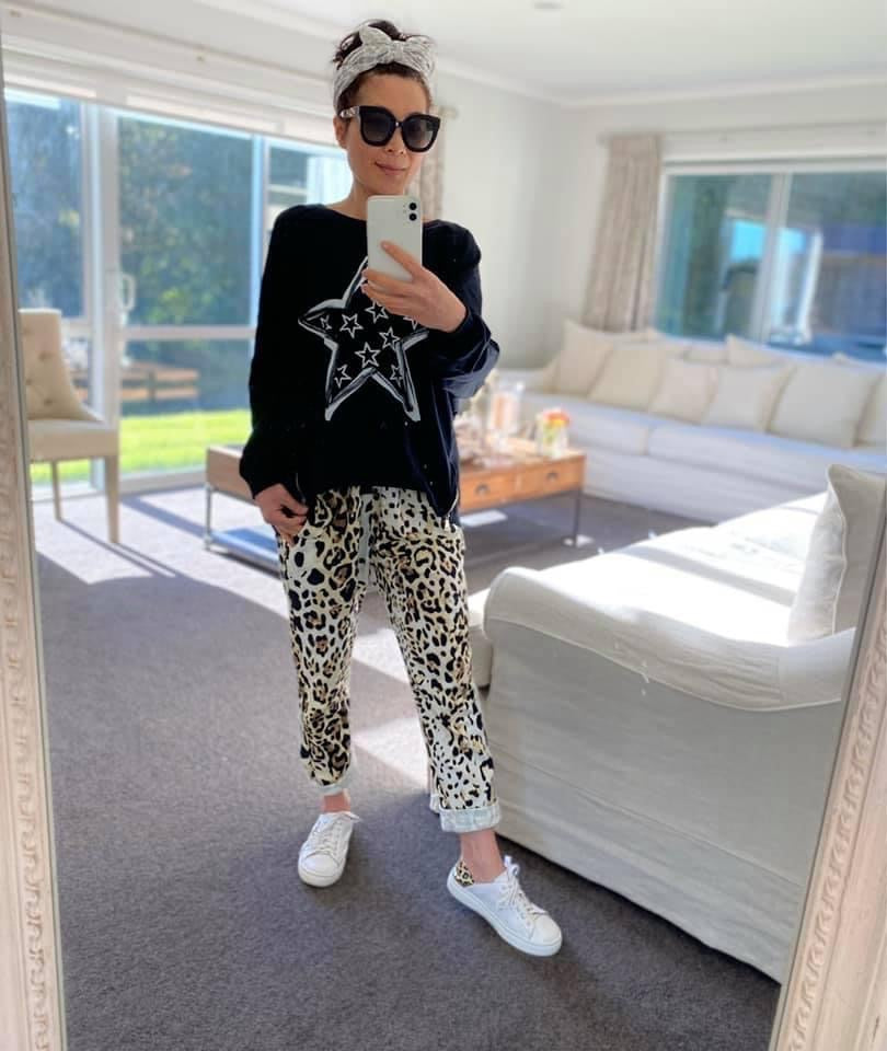 Made in Italy Gina Animal Print Jeggings