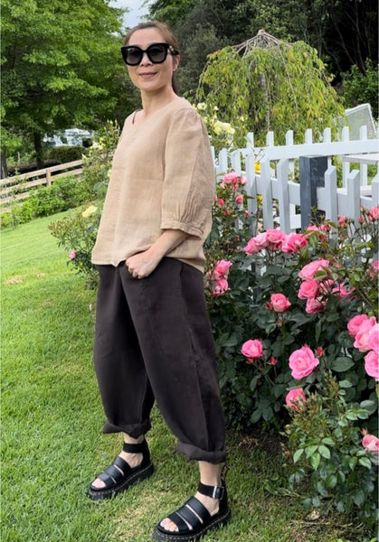 Liliosa Linen Top