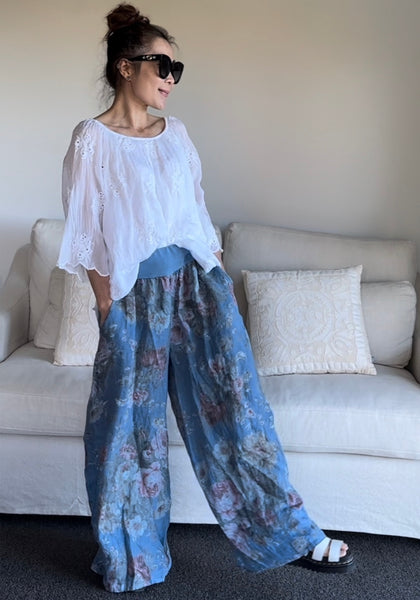 Made in Italy Melissa Floral Pants
