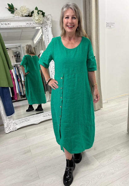 Tyra Linen Dress