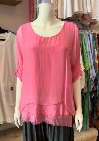 Made in Italy Lavinia Silk Top