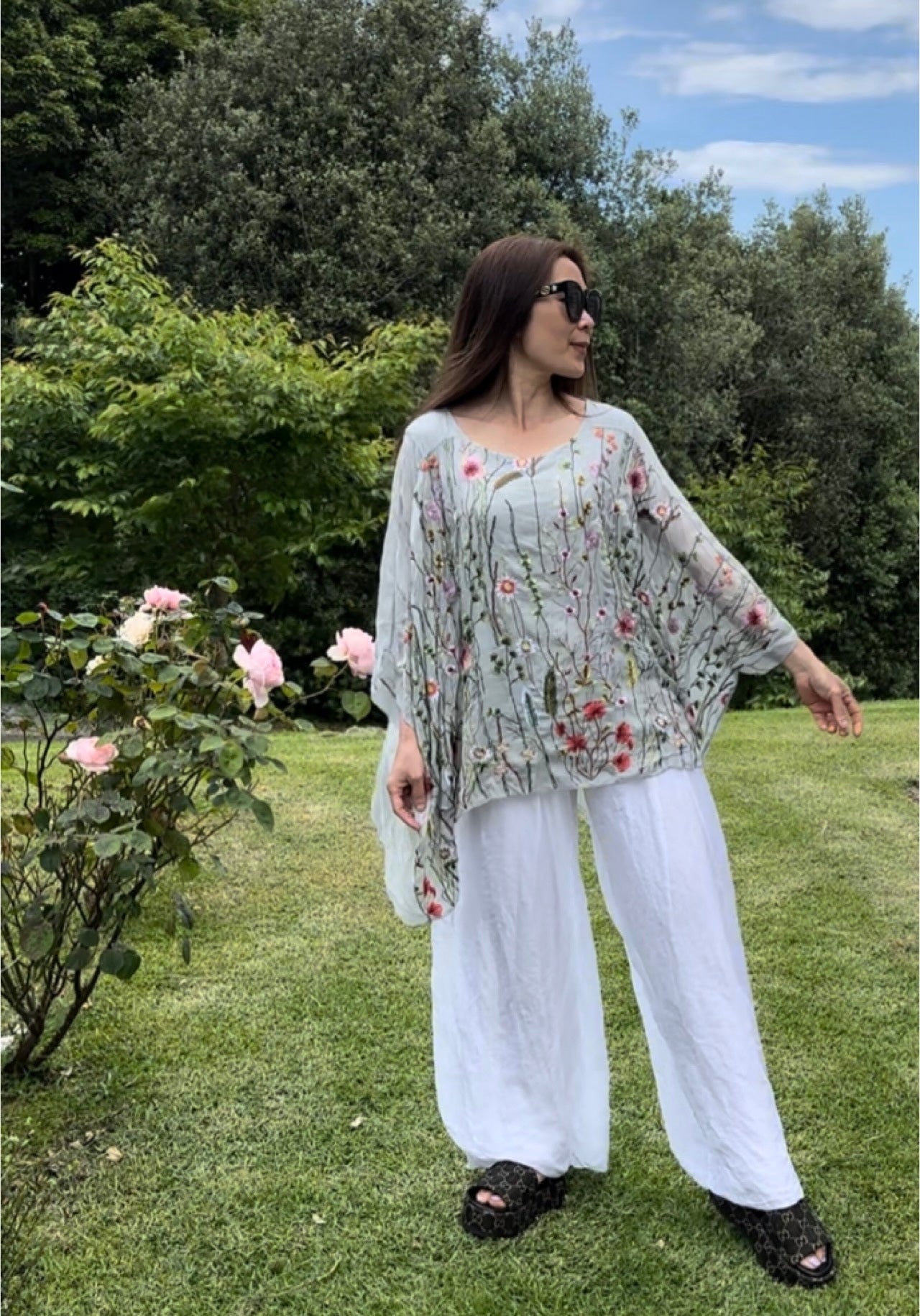Made in Italy Tiara Silk Top