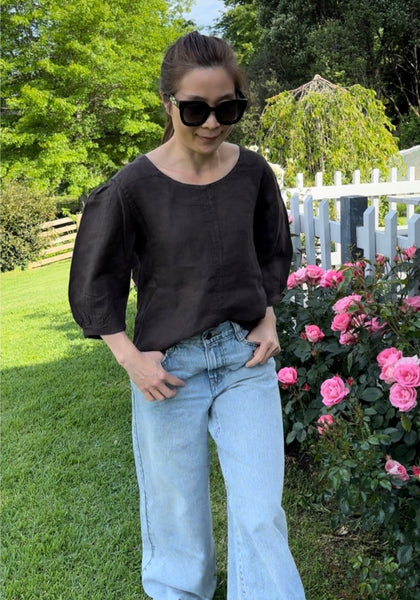 Liliosa Linen Top