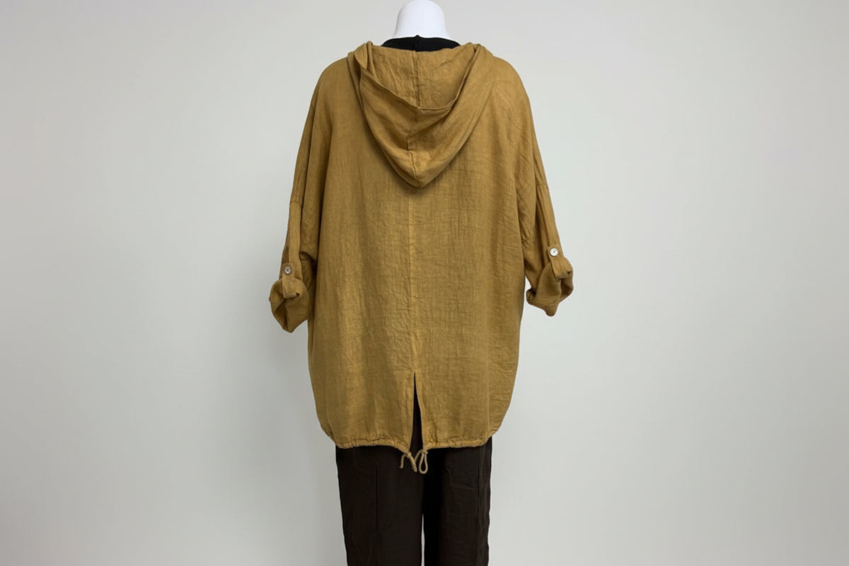 Hayley Linen Hoodie
