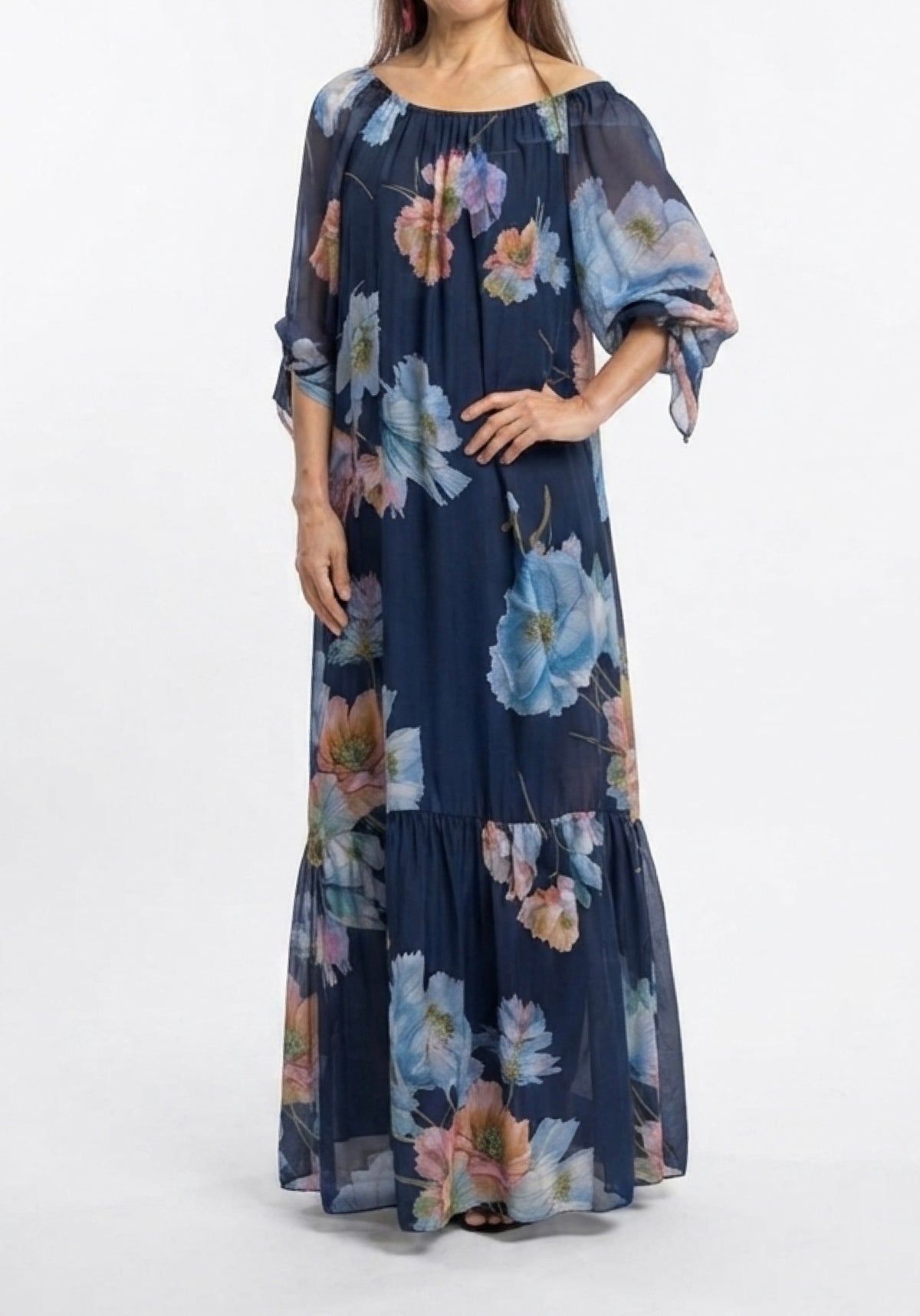 Blossom Silk Dress