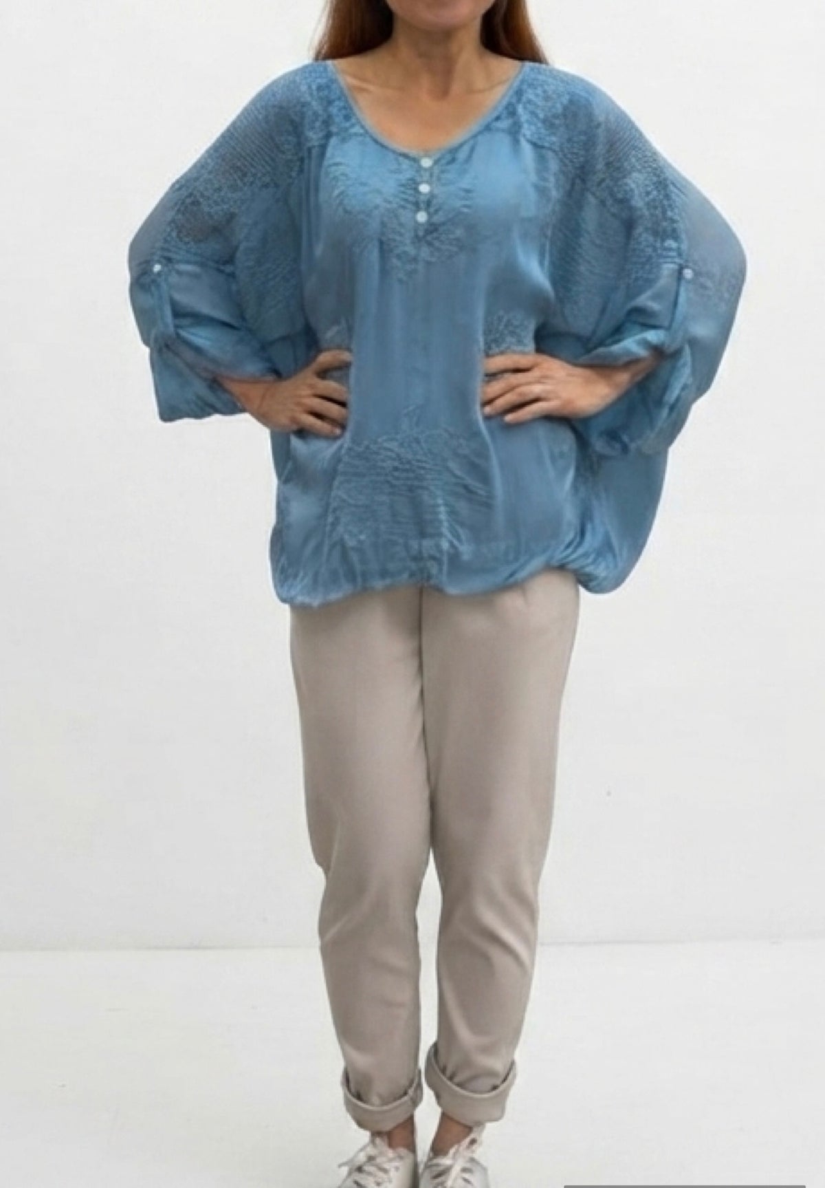Nicola Silk Top