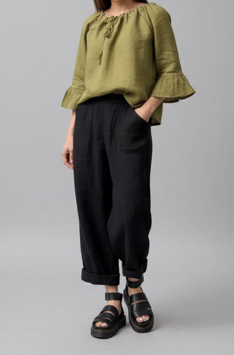 Adelina Linen Top