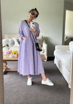 Italian Province Stephanie Check Dress