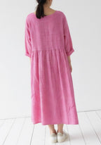 Italian Province Stephanie Check Dress