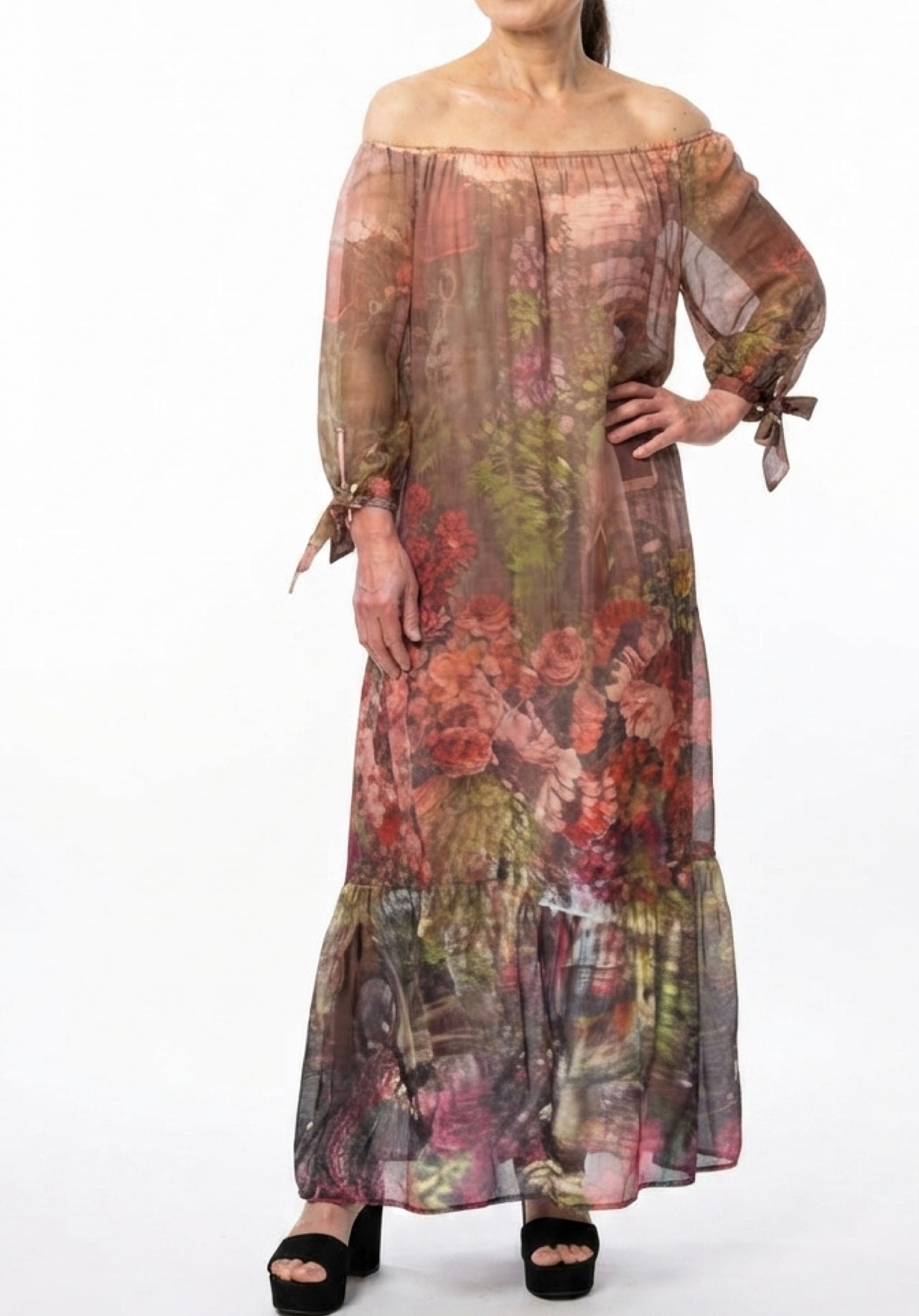 Riella Silk Dress