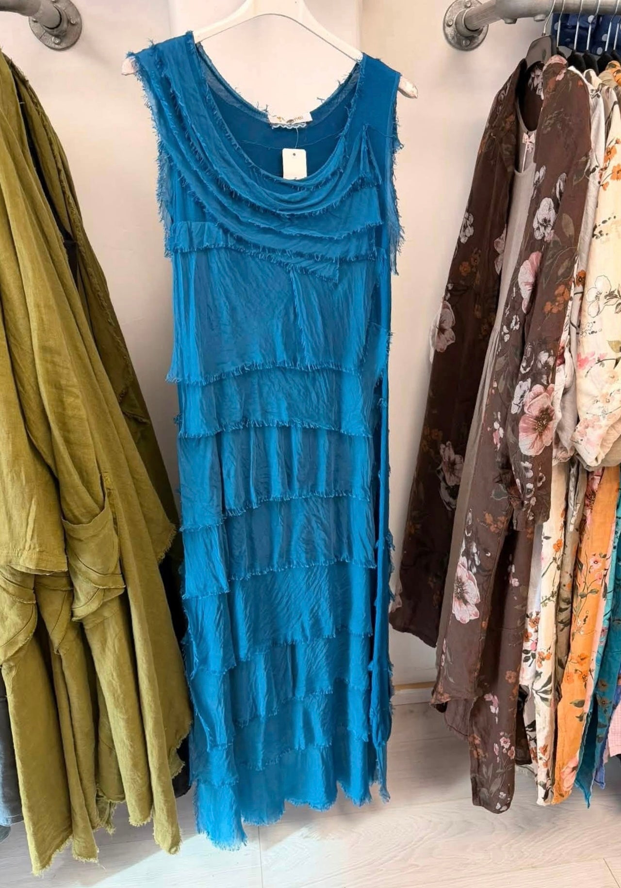 Made In Italy Elisa Silk Dress