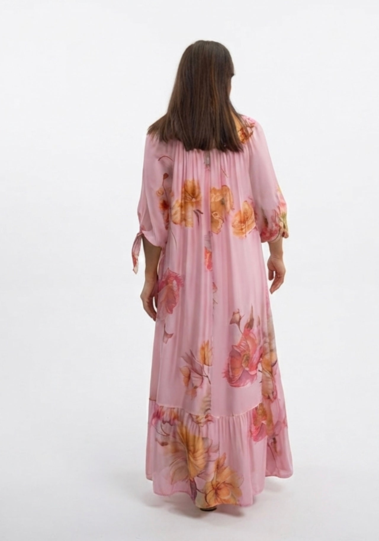 Blossom Silk Dress