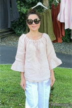 Adelina Linen Top