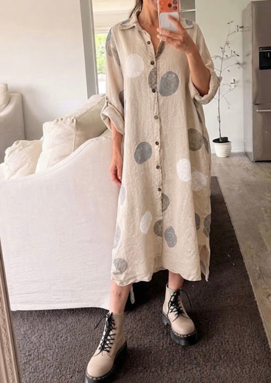 Matilda Spot Shirt Dress