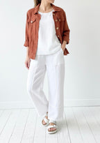 Italian Province Perenna Linen Jacket