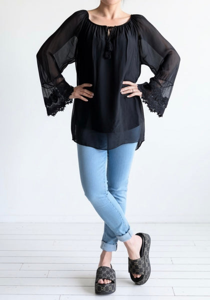 Ayla Silk Top