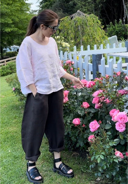 Liliosa Linen Top