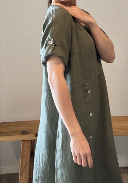 Tyra Linen Dress