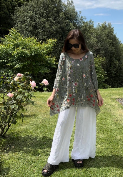 Made in Italy Tiara Silk Top