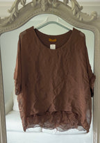 Made in Italy Lavinia Silk Top