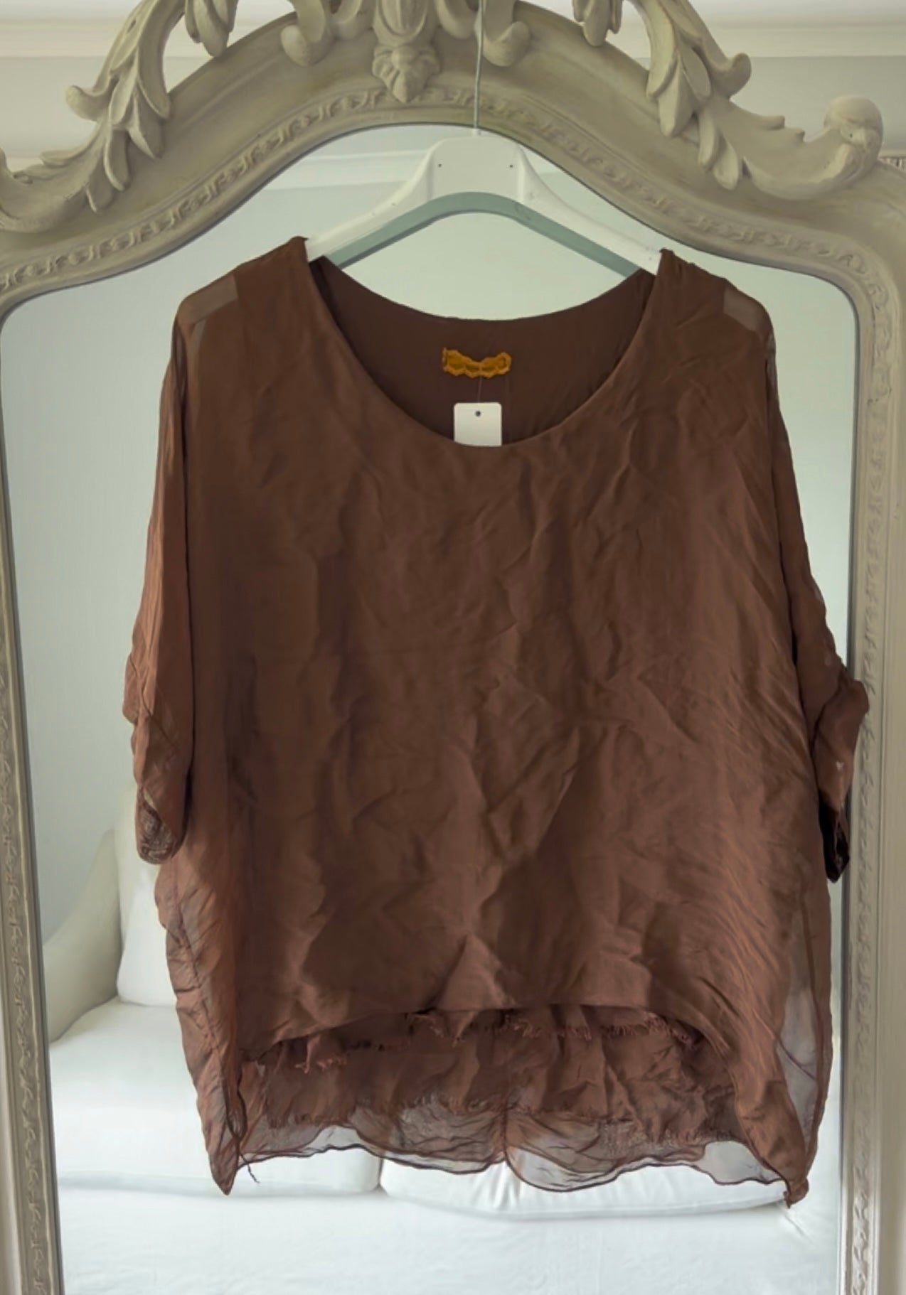 Made in Italy Lavinia Silk Top