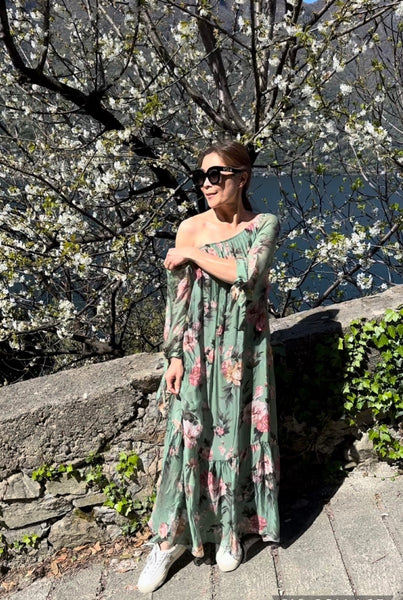 Blossom Silk Dress