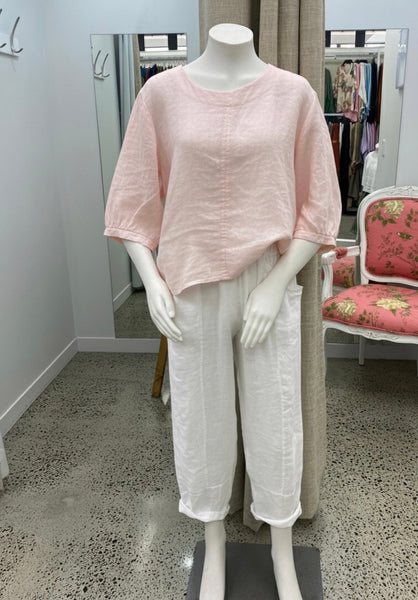 Liliosa Linen Top