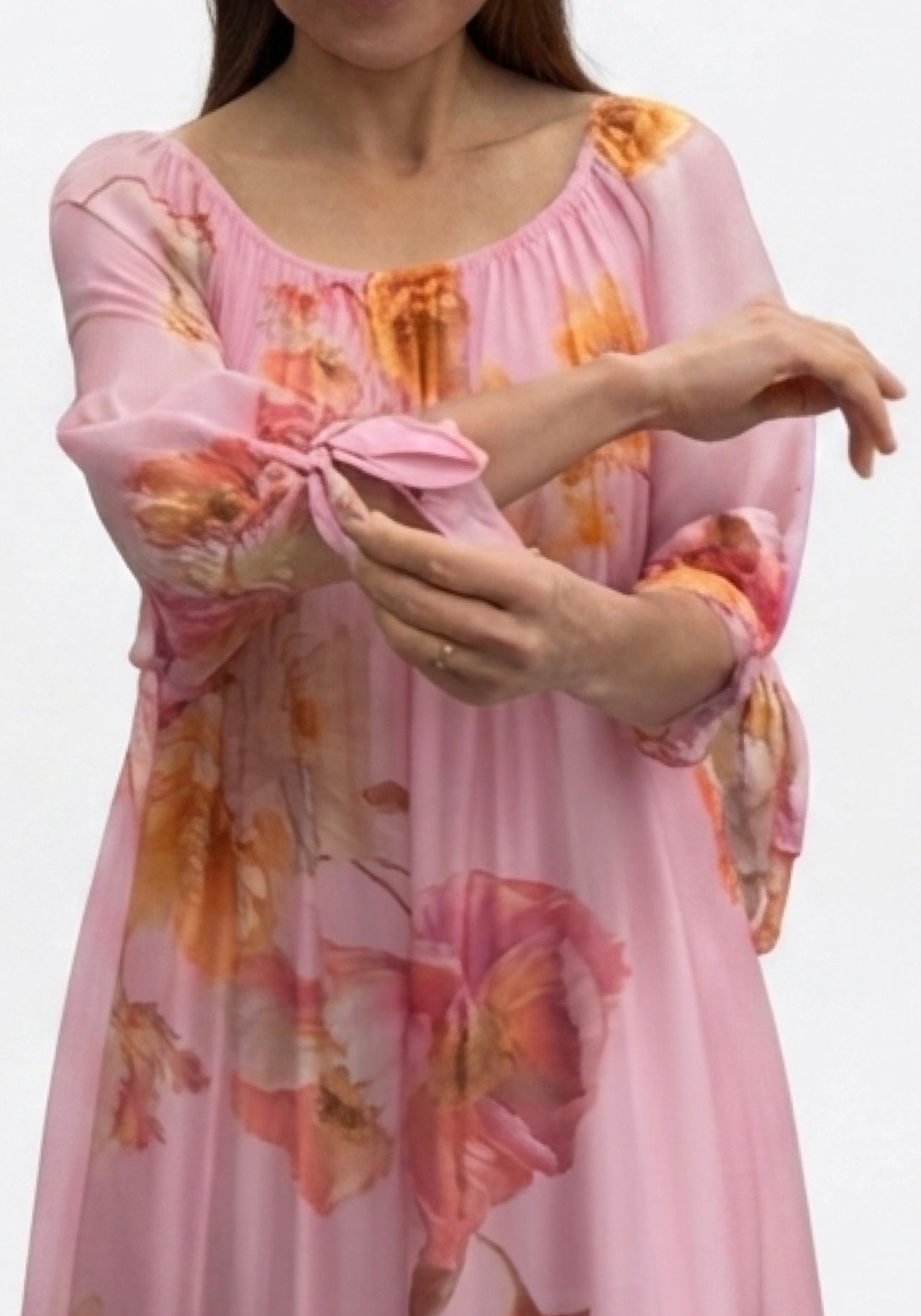 Blossom Silk Dress