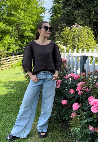 Liliosa Linen Top