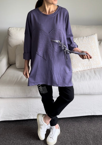 Made in Italy Minna Heart Top