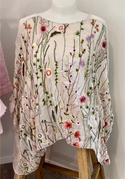 Made in Italy Tiara Silk Top