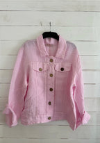 Italian Province Perenna Linen Jacket