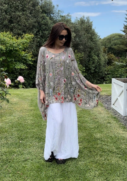 Made in Italy Tiara Silk Top