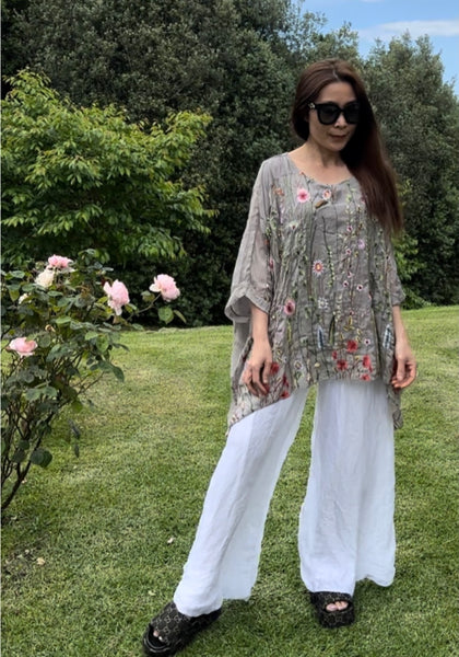 Made in Italy Tiara Silk Top