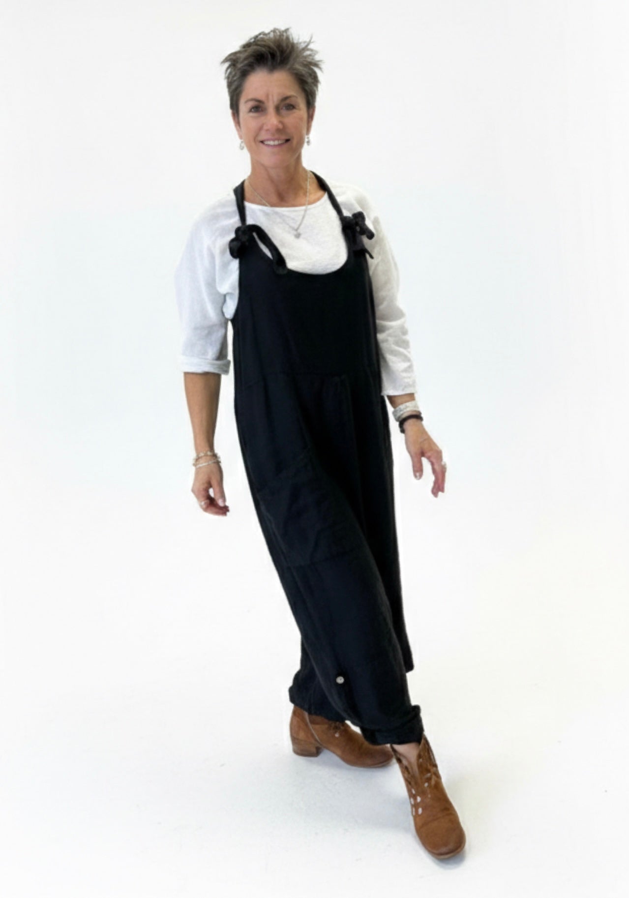 Milania Linen Overalls