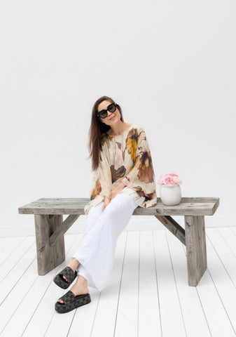 Made in Italy Leia Silk Top