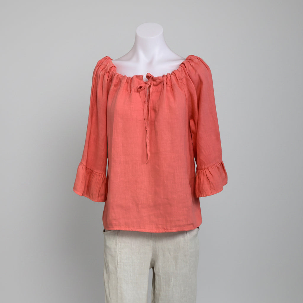 Adelina Linen Top