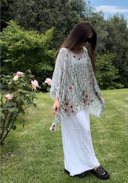 Made in Italy Tiara Silk Top