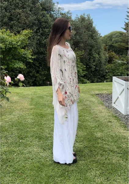 Made in Italy Tiara Silk Top