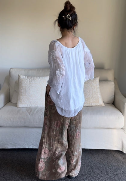 Made in Italy Melissa Floral Pants