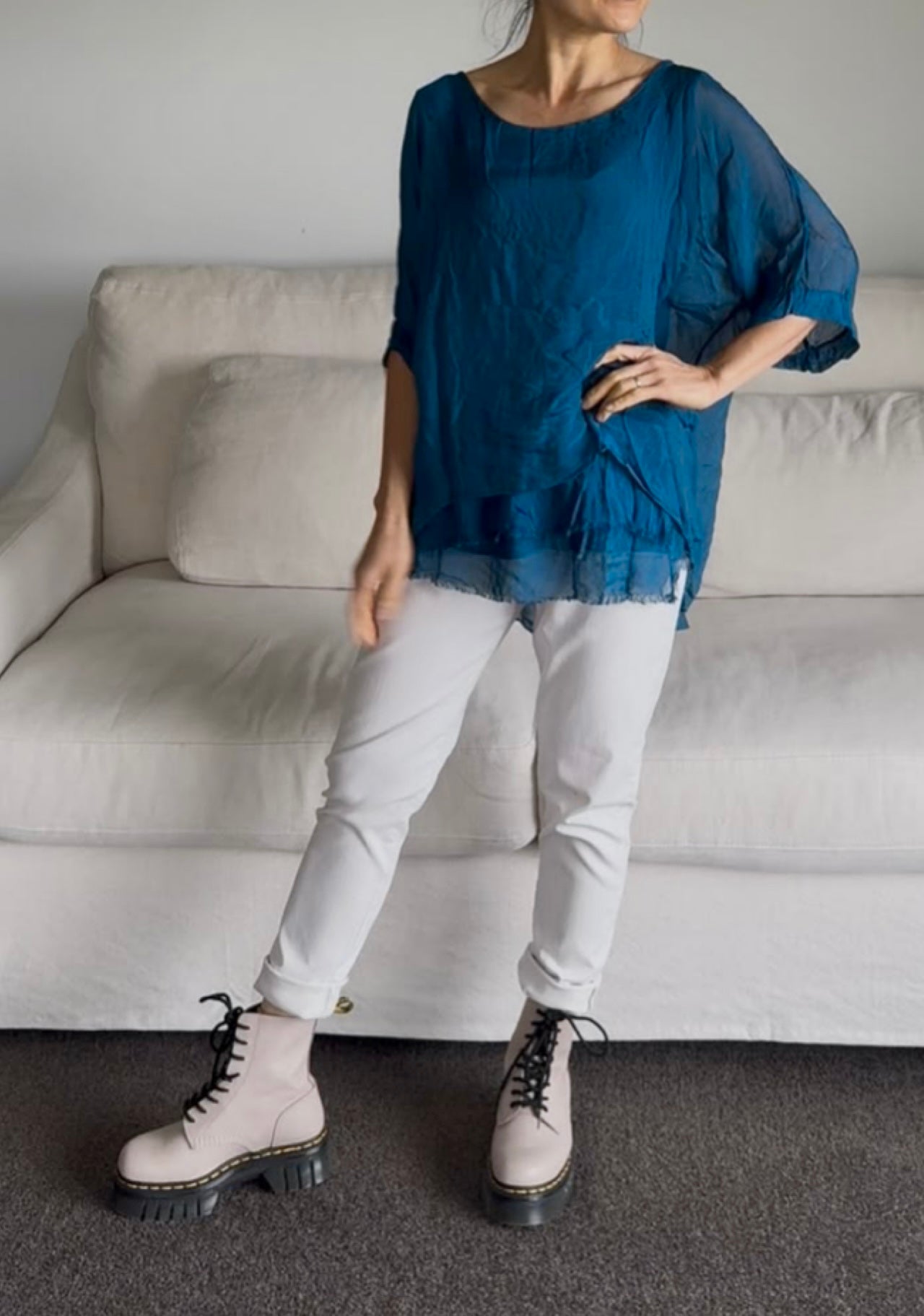 Made in Italy Lavinia Silk Top