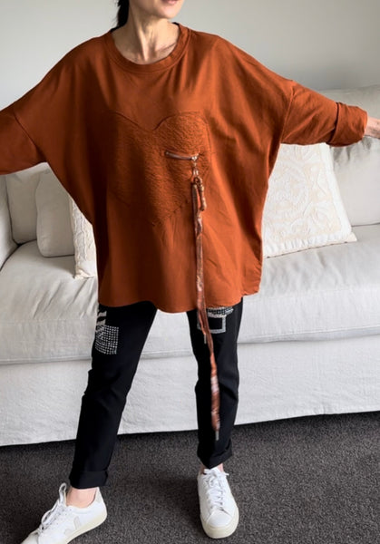 Made in Italy Minna Heart Top