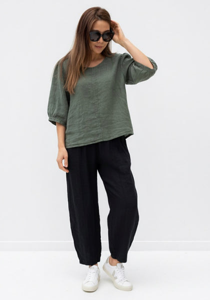 Liliosa Linen Top