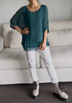 Made in Italy Lavinia Silk Top