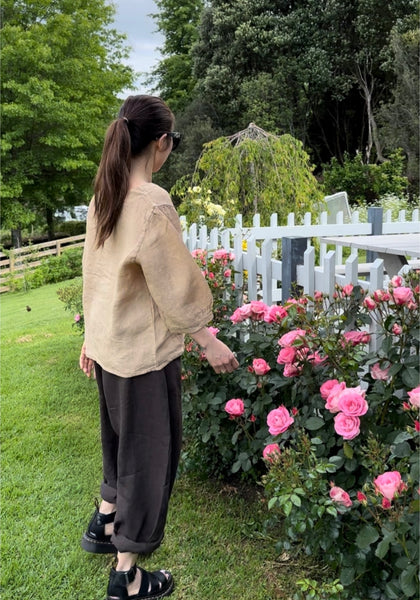 Liliosa Linen Top