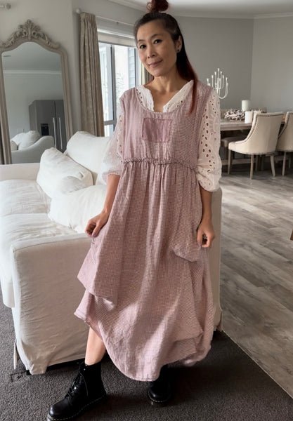 Italian Province Matilda check dress