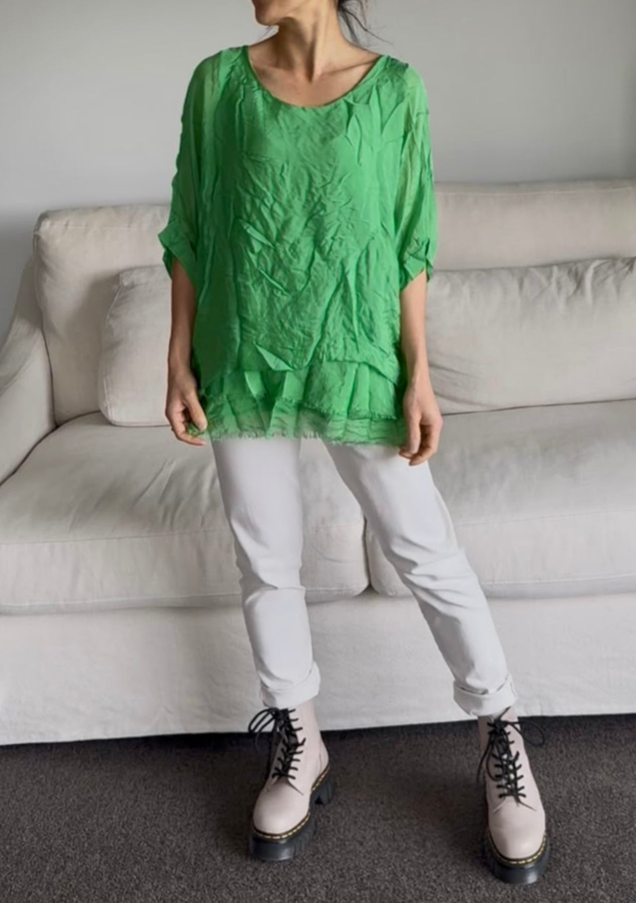 Made in Italy Lavinia Silk Top
